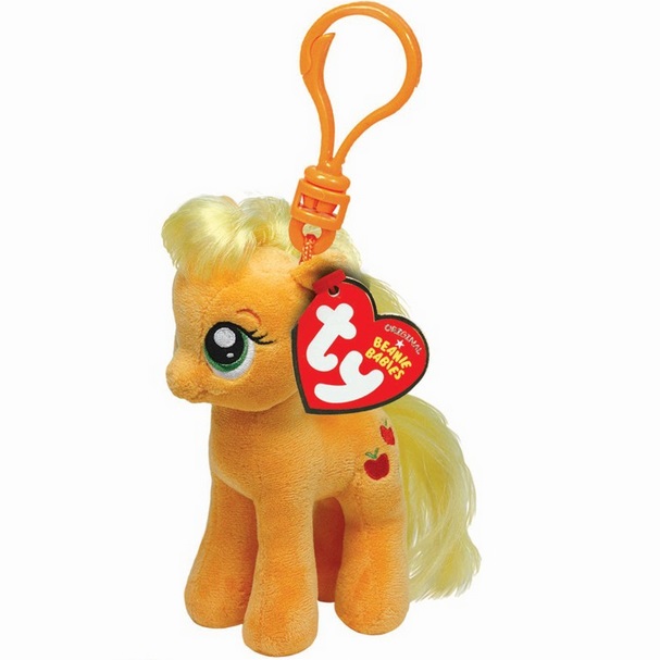 آویز عروسکی پونی تی وای TY APPLE JACK PONY ارتفاع 12 سانتی متر