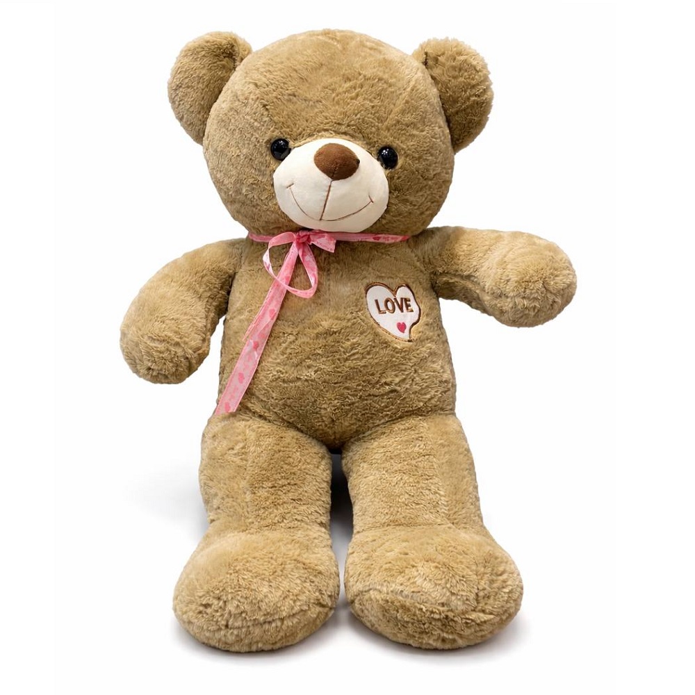 عروسک پولیشی خرس تدی لاو ارتفاع 70 سانتی متر