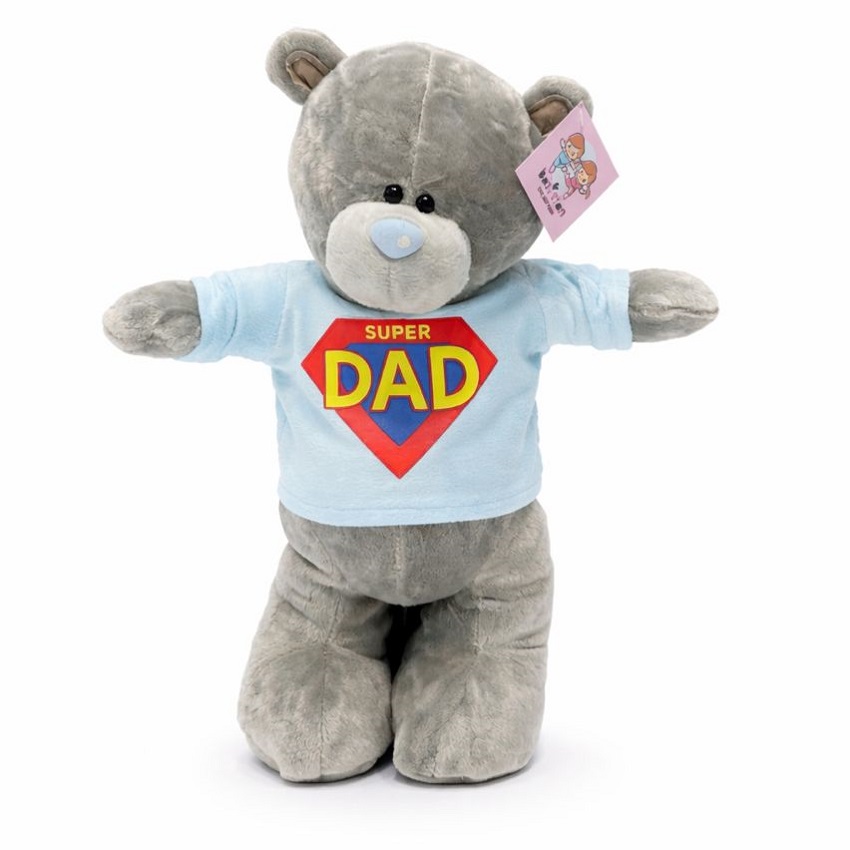 عروسک خرس تدی "قدردانی پدر" ارتفاع 37 سانتی متر