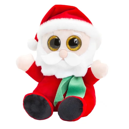 عروسک بابانوئل کریسمس برند Keel Toys Animotsu ارتفاع 15 سانتیمتر