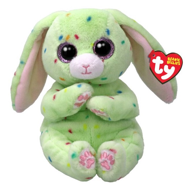 عروسک خرگوش تی وای مدل TY BEANIE BELLIES PERIDOTارتفاع 20 سانتی متر